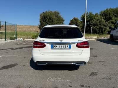 Mercedes-Benz Classe C 2.2 4 MATIC SPORT C.AUTO Bianco usata Roma