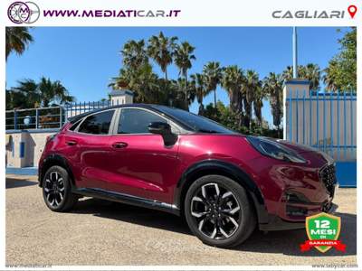 Ford Puma Puma 1.0 EcoB. Hyb.125 aut.Vivid Ruby Ed Argento usata Cagliari