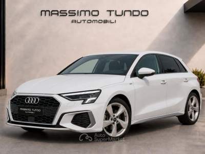 Audi A3 SPB 35 TDI S tronic S line edition Bianco usata Casarano