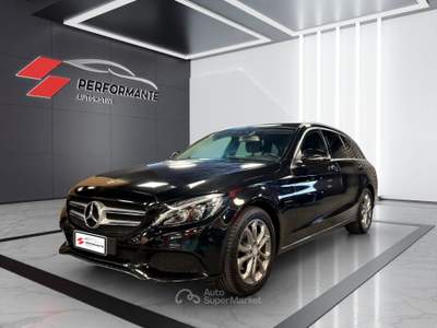 Mercedes-Benz Classe C D Sport Plus 7G-Tronic Plus Station Wagon Nero usata Roma