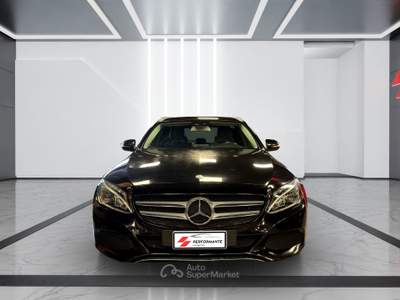 Mercedes-Benz Classe C D Sport Plus 7G-Tronic Plus Station Wagon Nero usata Roma
