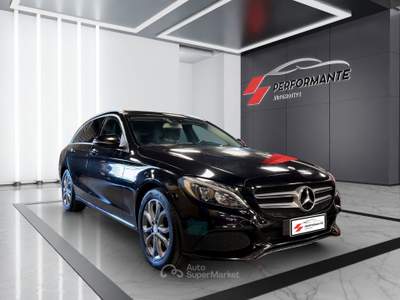 Mercedes-Benz Classe C D Sport Plus 7G-Tronic Plus Station Wagon Nero usata Roma