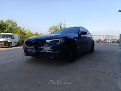 BMW Serie 5 530d Futura d Touring Business auto Nero usata Verona