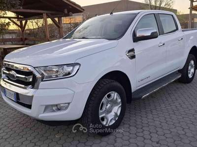 Ford Ranger DOUBLE CAB 2.2 TDCI 4X4 LIMITED UNICO PROP Bianco usata Cigognola