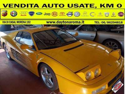Ferrari Testarossa 512 tr Giallo usata Roma