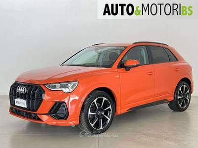 Audi Q3 35 TDI S tronic S line *CRONOLOGIA TAGLIANDI* Arancione usata Concesio