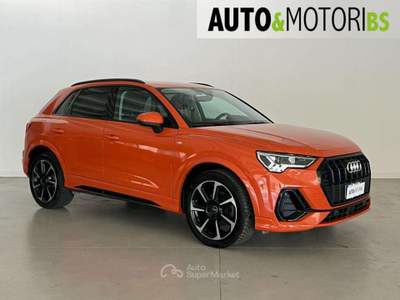 Audi Q3 35 TDI S tronic S line *CRONOLOGIA TAGLIANDI* Arancione usata Concesio