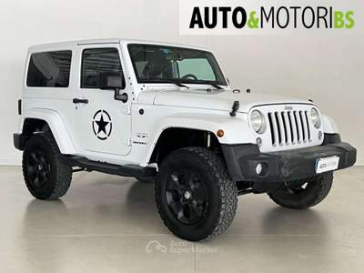 Jeep Wrangler 2.8 CRD DPF Sahara Auto *GANCIO TRAINO* Bianco usata Concesio