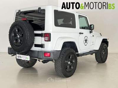 Jeep Wrangler 2.8 CRD DPF Sahara Auto *GANCIO TRAINO* Bianco usata Concesio