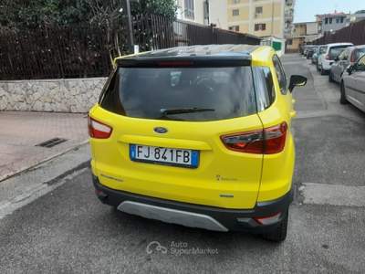 Ford EcoSport EcoBoost 125 CV Titanium S Giallo usata Napoli