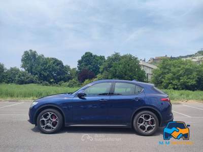 Alfa Romeo Stelvio 2.2 t Super Q4 180cv auto Blu/Azzurro usata Rovato