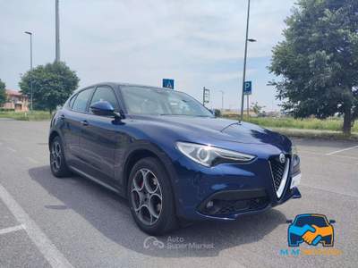 Alfa Romeo Stelvio 2.2 t Super Q4 180cv auto Blu/Azzurro usata Rovato