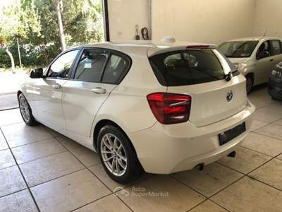BMW Serie 1 114i 114 i 5p. Sport Bianco usata Roma