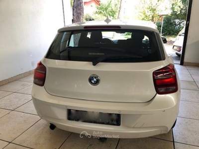 BMW Serie 1 114i 114 i 5p. Sport Bianco usata Roma