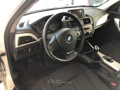 BMW Serie 1 114i 114 i 5p. Sport Bianco usata Roma