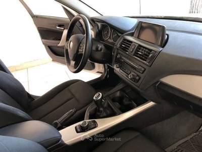 BMW Serie 1 114i 114 i 5p. Sport Bianco usata Roma