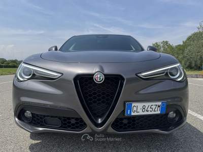 Alfa Romeo Stelvio 2.2 t Sprint Q4 190cv PALETTE - UniProprietario Grigio usata Settimo Torinese