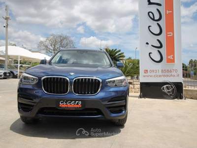 BMW X3 xDrive 20d Business Advantage |2019 Blu/Azzurro usata Noto