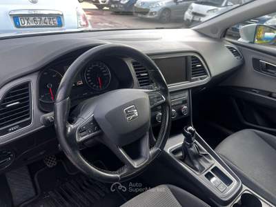 Seat Leon 1.6 TDI 115CV ST BUSINNES (85KW) - OK NEOPATENTATI - NON RICONDIZIONATA Argento usata Meda