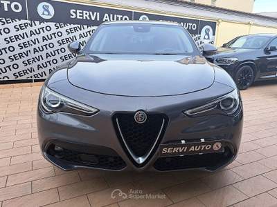 Alfa Romeo Stelvio Stelvio 2.2 t Ti Q4 210cv auto "Blindata" Grigio usata Casoria