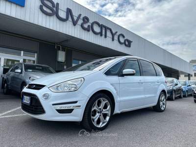 Ford S-Max S-Max 2.0 tdci  140cv 7 POSTI Bianco usata Lallio