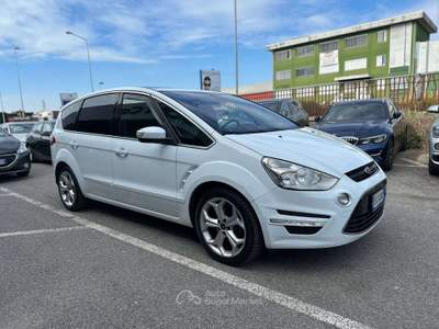 Ford S-Max S-Max 2.0 tdci  140cv 7 POSTI Bianco usata Lallio