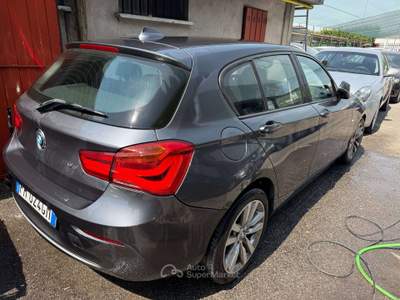 BMW Serie 1 M 118 CAMBIO BLOCCATO d Sport 5p auto Grigio usata Lallio