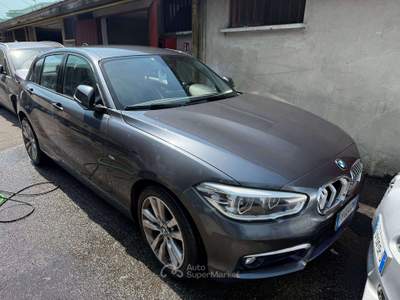 BMW Serie 1 M 118 CAMBIO BLOCCATO d Sport 5p auto Grigio usata Lallio