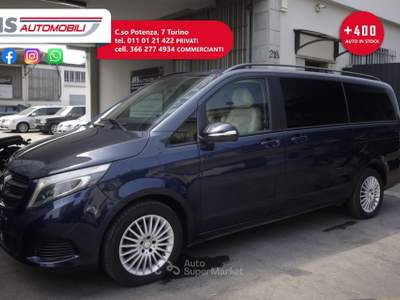 Mercedes-Benz Classe V V 220 CDI Sport Long  8 Posti Tetto Unicoproprietario Blu/Azzurro usata Torino