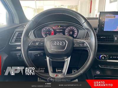 Audi Q5 Q5 40 2.0 tdi mhev 12V S line quattro s tronic Grigio usata Napoli
