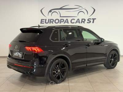 Volkswagen Tiguan 2.0 TDI SCR 150cv R-Line DSG Nero usata Caresanablot