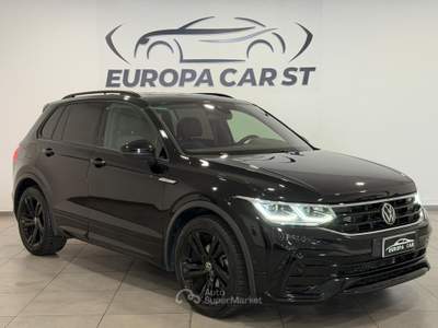 Volkswagen Tiguan 2.0 TDI SCR 150cv R-Line DSG Nero usata Caresanablot