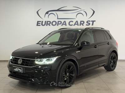 Volkswagen Tiguan 2.0 TDI SCR 150cv R-Line DSG Nero usata Caresanablot