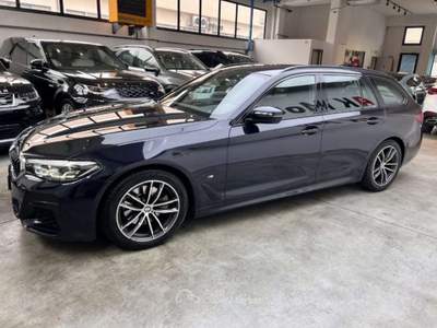 BMW Serie 5 518d 518 d 48V Touring Msport Blu/Azzurro usata Parma