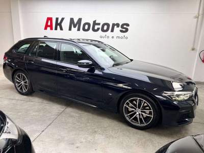 BMW Serie 5 518d 518 d 48V Touring Msport Blu/Azzurro usata Parma