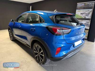 Ford Puma 1.0 EcoBoost Hybrid 125 CV S&S Titanium Blu/Azzurro usata Este