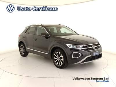Volkswagen T-Roc 1.0 tsi style 110cv Nero usata Bari