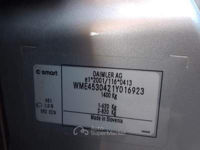 Smart ForFour 70 1.0 Passion NEOP 2015 120milakm usata Brescia