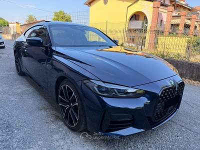 BMW Serie 4 440d d 48V xDrive Coupé Blu/Azzurro usata CALCINATO