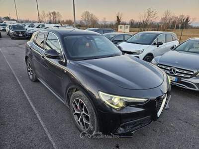 Alfa Romeo Stelvio Stelvio 2020 2.2 t Ti Q4 210cv auto - GG719RT Argento usata Basiliano