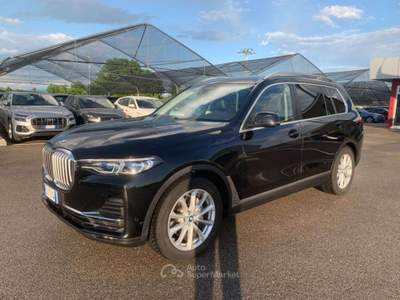 BMW X7 X7 xdrive30d TETTO-PELLE auto 7posti - GA711GW Blu/Azzurro usata Basiliano