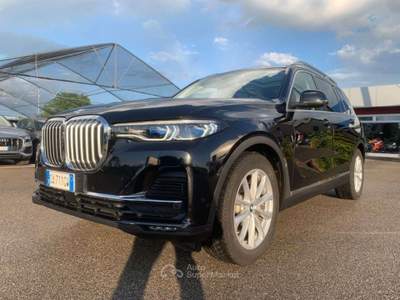 BMW X7 X7 xdrive30d TETTO-PELLE auto 7posti - GA711GW Blu/Azzurro usata Basiliano