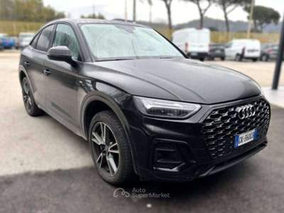 Audi Q5 Q5  Sportback  Sportback 50 2.0 tfsi e S line quat Nero usata Basiliano