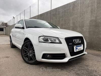 Audi A3 170 CV Quattro S-Line,Bluetooth,Climatronic Biz.,ecc. Bianco usata San Michele Salentino Audi A3 170 CV Quattro S-Line,Bluetooth,Climatronic Biz.,ecc. Bianco usata San Michele Salentino