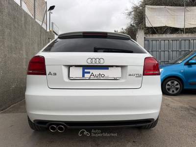 Audi A3 170 CV Quattro S-Line,Bluetooth,Climatronic Biz.,ecc. Bianco usata San Michele Salentino