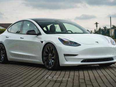 Tesla Model 3 2022 Tesla Model 3 Super Rara Performance 4x4 LED Matrix Bianco usata Veggiano