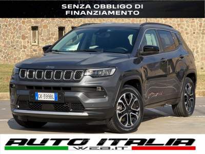 Jeep Compass 190CV 4XE LIMITED+PHEV+18''+RCAM+2PDC+PELLE Grigio usata Civitavecchia