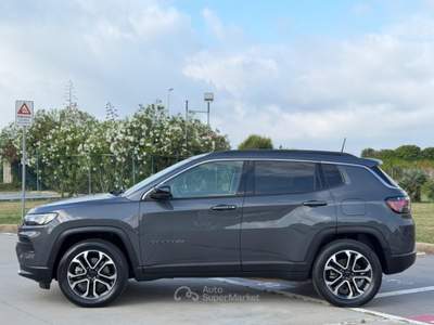Jeep Compass 190CV 4XE LIMITED+PHEV+18''+RCAM+2PDC+PELLE Grigio usata Civitavecchia