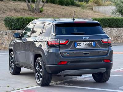 Jeep Compass 190CV 4XE LIMITED+PHEV+18''+RCAM+2PDC+PELLE Grigio usata Civitavecchia