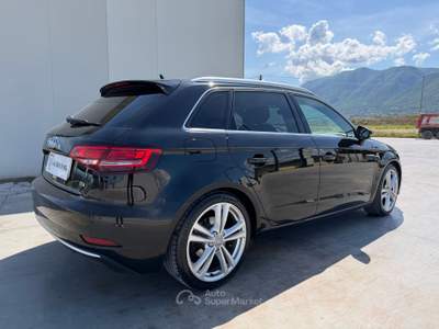 Audi A3 AUDI A3 S-LINE INTERNO / ESTERNO S-TRONIC UNICO PROPRIETARIO Nero usata Telese Terme